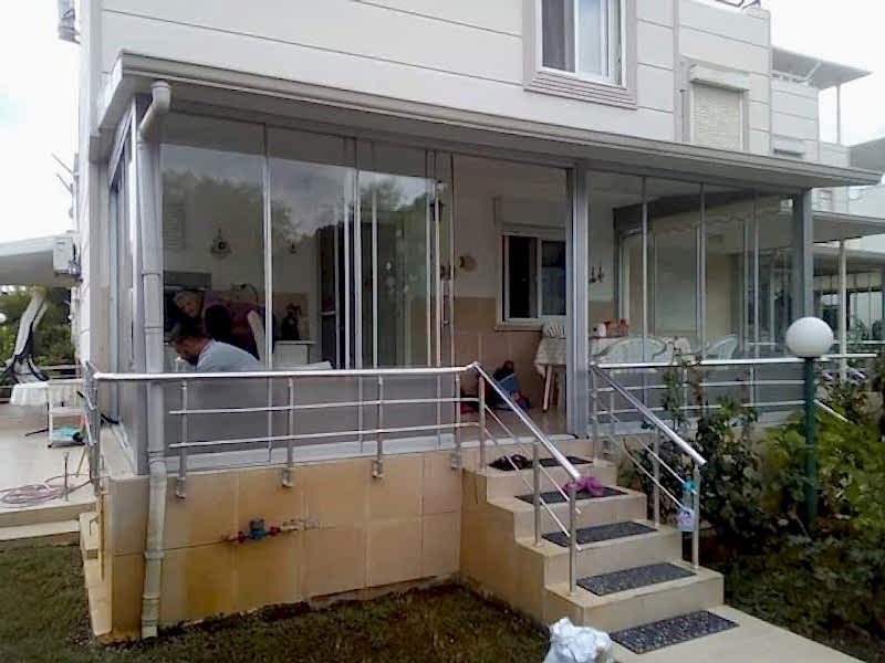 Belek sürme cam balkon